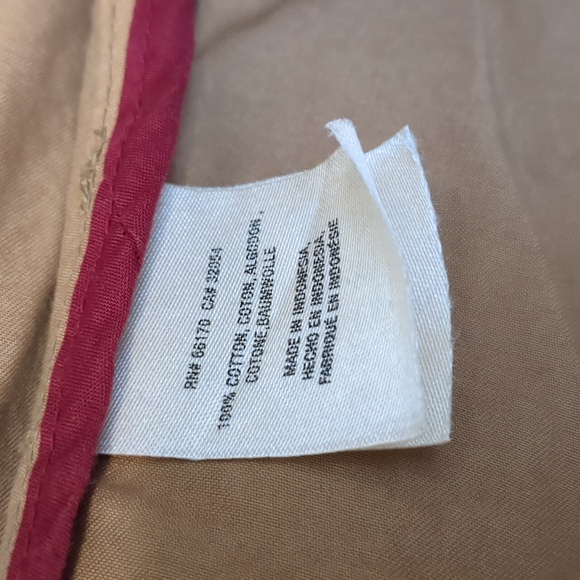 Anthropologie EttTwa Camel Trench Coat Dark Trim 100% Cotton 8 - Picture 10 of 10